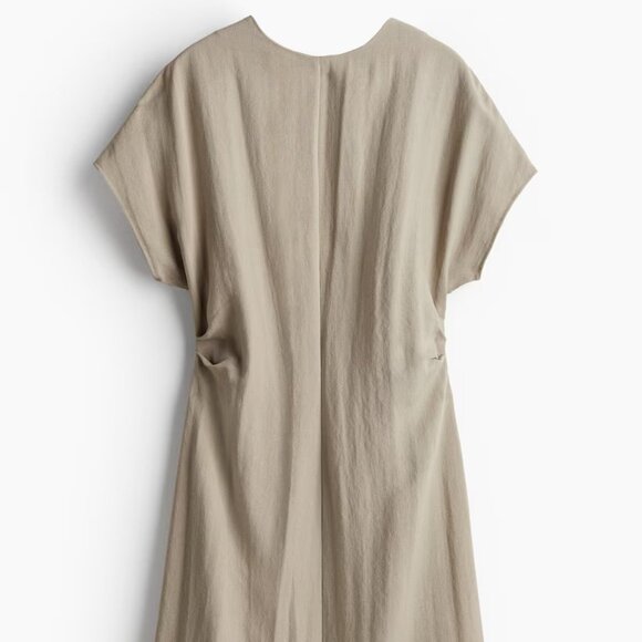 H&M Dresses & Skirts - H&M Tapered-waist Dress in Beige